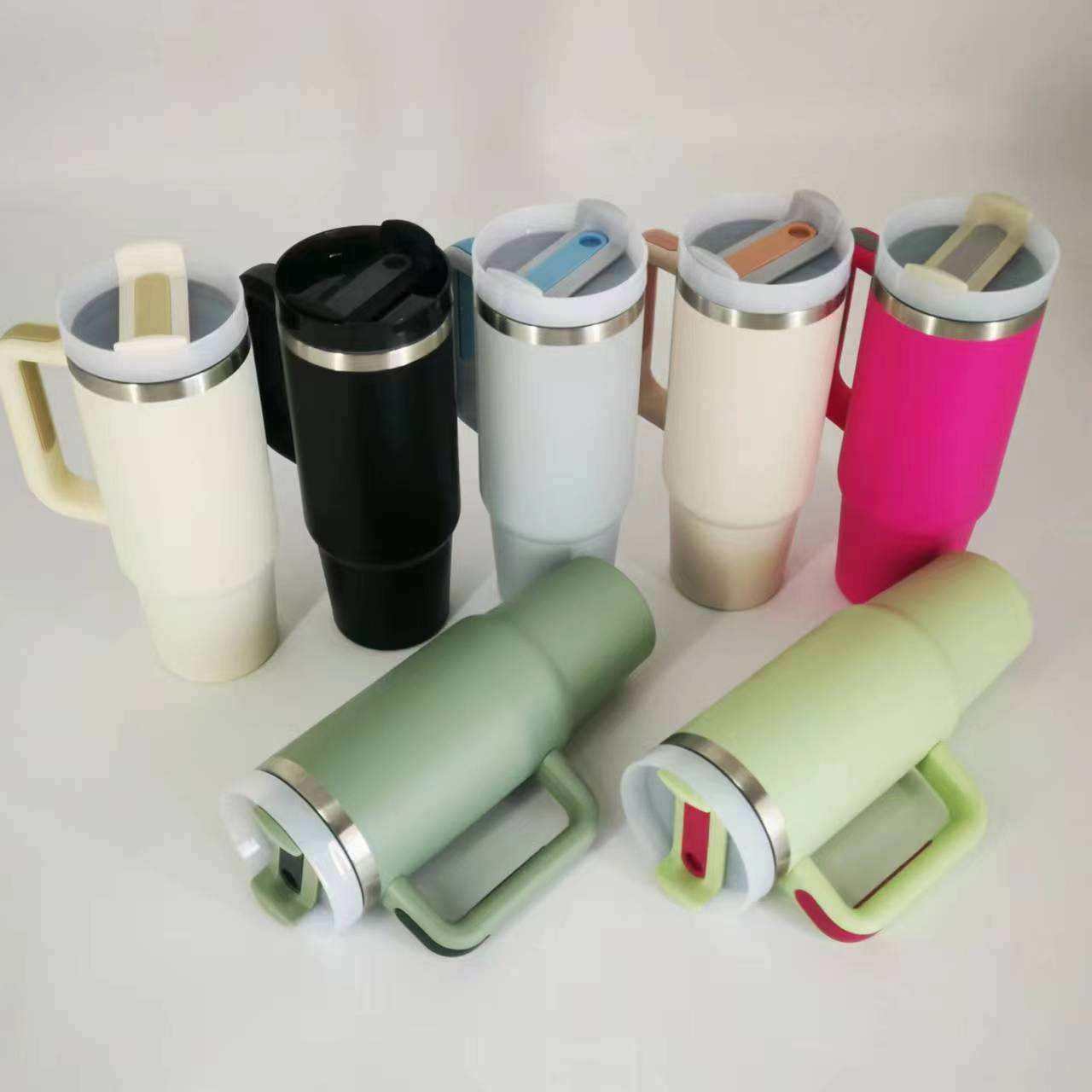 H2.0 30oz Powder Coated Stainless Steel Mugs for Laser Engraving 20 Pack China Warehouse