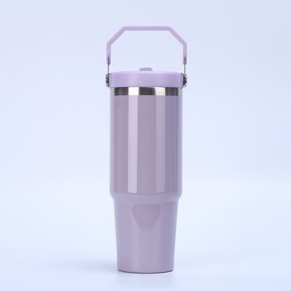 30oz Glossy Color Flip Straw Water Bottles for Blank Sublimation 25Pack China Warehouse