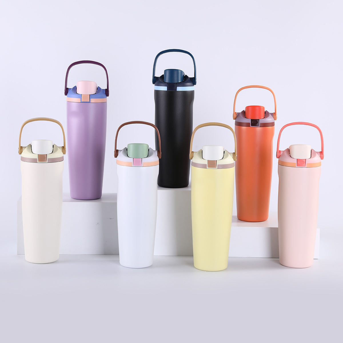 30oz Owala Style Water Bottles Locking Lids and 40oz Tumblers with Handle for Laser Engraved 25 Pack China Warehouse