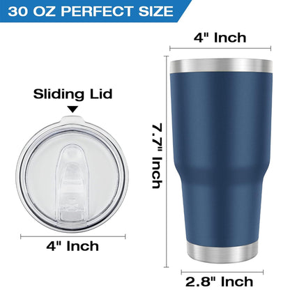 30oz Powder Coated Car Tumblers for Laser Engraving 25 Pack China Warehouse