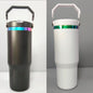 🌈 30oz Rainbow Underneath Flip Straw Water Bottoles Iceflow Tumblers for Laser Engrvaing 20Pack USA Warehouse