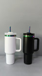 H2.0 30oz Rainbow Plated Power Coated Quencher Tumblers for Laser Engraving 20Pack China Warehouse
