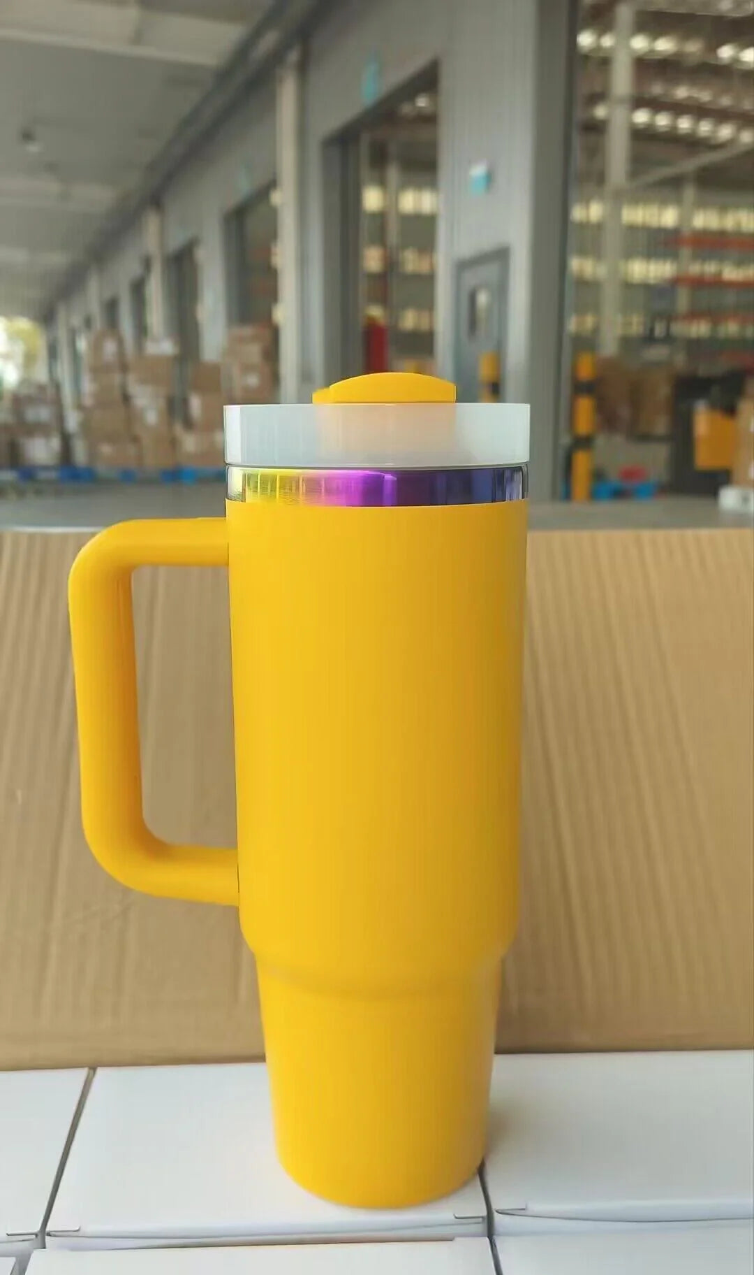 H2.0 30oz Rainbow Plated Powder Coated Quencher Tumblers for Laser Engraving 20Pack China Warehouse