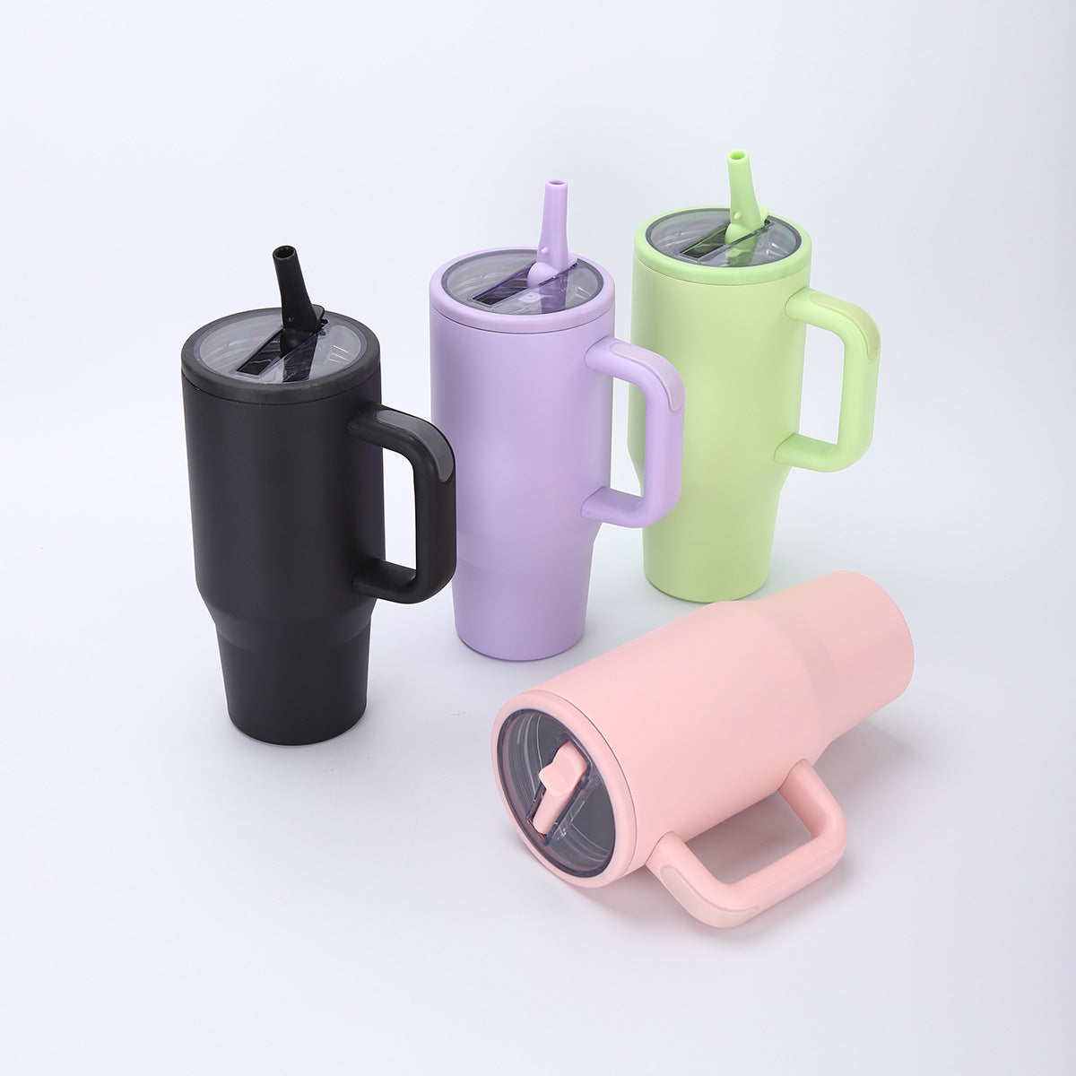 20oz 30oz Powder Coated Tumblers with Leak Proof Lids for Laser Engraving 10 Colors