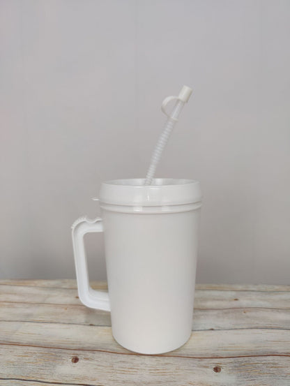 BPA Free 34oz Plastic Mugs for UV DTF Wraps Color Cute Style Travel Cups 24 Pack China Warehouse