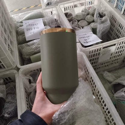 20Pack China Warehouse H2.0 40oz Matt Gold Underneath Power Coated Tumblers for Laser Engraved Doubel Wall Stianless Steel Quencher Travel Mugs