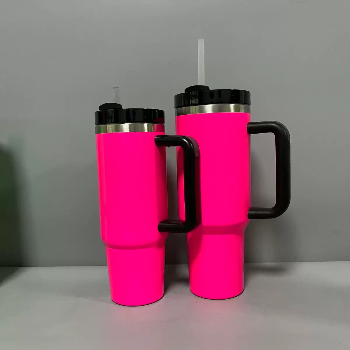 20Pack China Warehouse H2.0 30oz Neon Color Blank Sublimation Quencher Tumblers With Handle