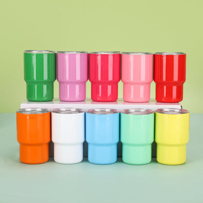 3oz Mini Shot Tumblers for Blank Sublimation Cute Stainless Steel Cups 48Pack China Warehouse