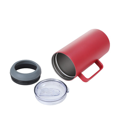 40oz Cooler Can Mugs with Handle and Two Lids for Laser Engraved  25 Pack China Warehouse