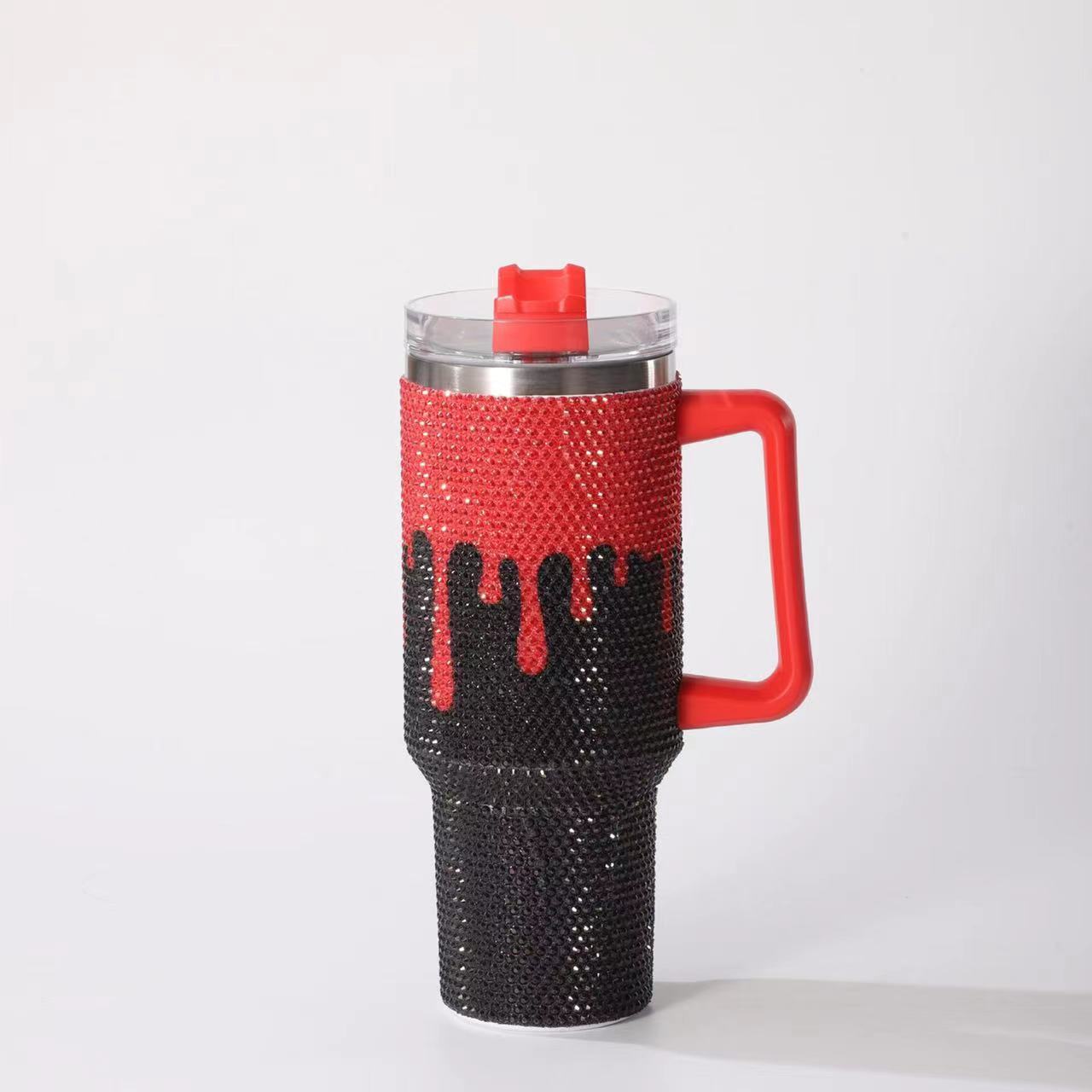 40oz Rhinestone Bling Tumblers for Halloween Pumpkin Style Travel Mugs  20Pack China Warehouse
