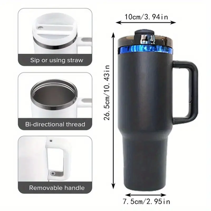 40oz Blue Plated 💙💎Powder Coated Quencher Tumblers Travel Mugs for Laser Engraving 20Pack USA Warehouse