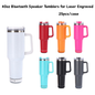40oz Bluetooth Speaker Tumblers Powder Coated Music Water Bottles for Laser Engrvaing 25Pack China Warehouse