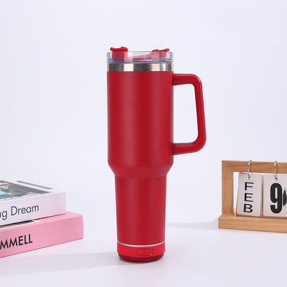40oz Bluetooth Speaker Tumblers Powder Coated Music Water Bottles for Laser Engrvaing 25Pack China Warehouse