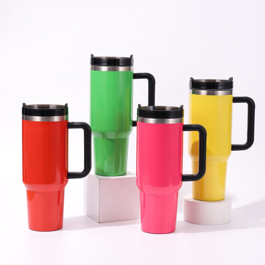 30oz 40oz Bright Neon Color Stainless Steel Sublimation Tumblers for Heat Press 20 Pack China Warehouse