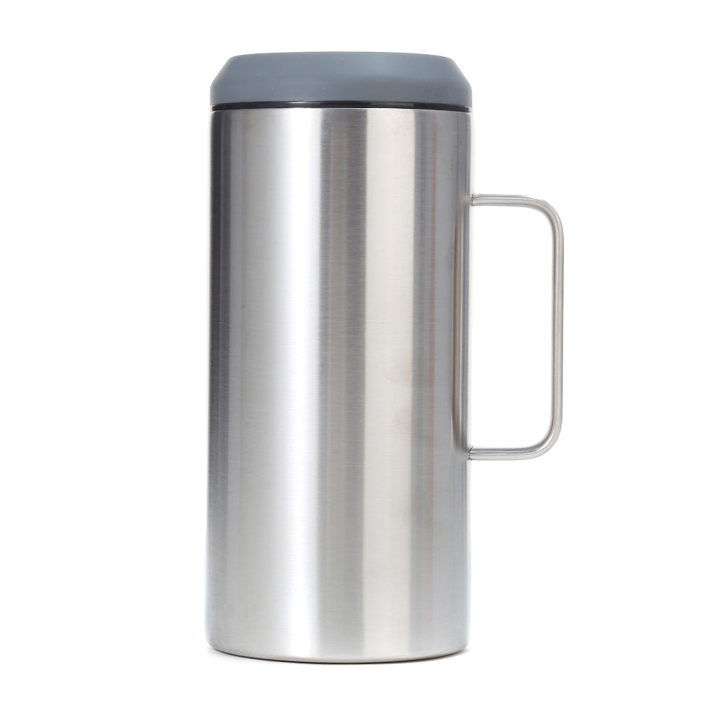 40oz Cooler Can Mugs with Handle and Two Lids for Laser Engraved  25 Pack China Warehouse