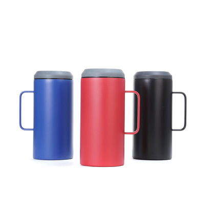 40oz Cooler Can Mugs with Handle and Two Lids for Laser Engraved  25 Pack China Warehouse