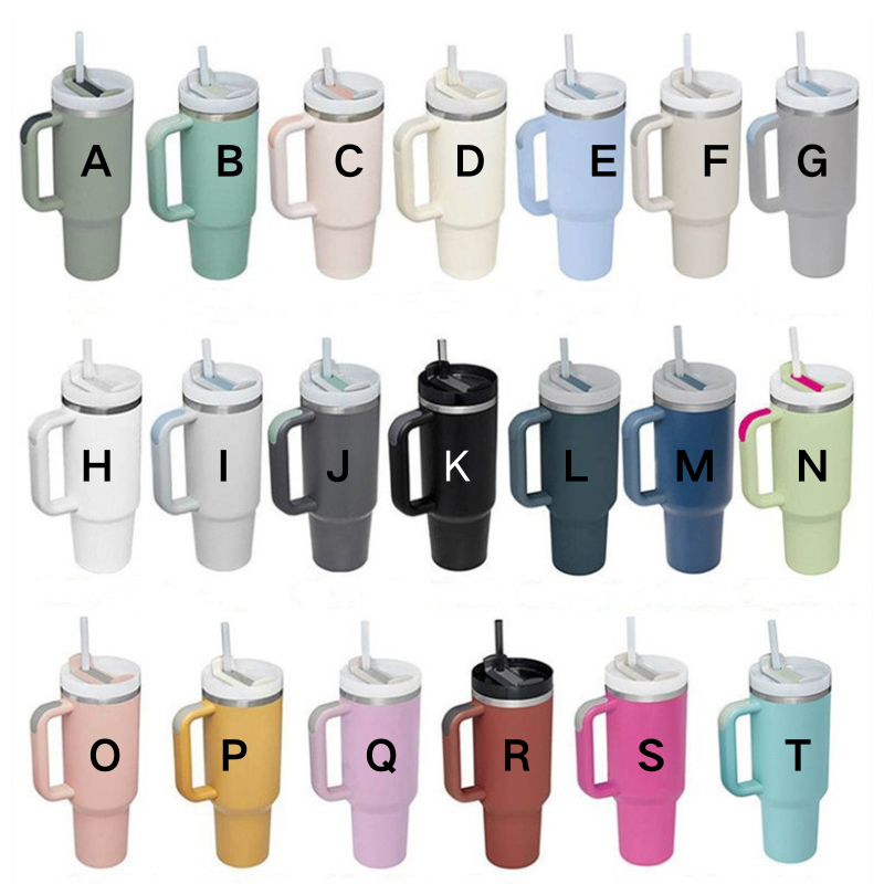 H2.0 40oz Double Vacuum Flask Quencher Tumblers for Laser Engraving 20 Pack China Warehouse