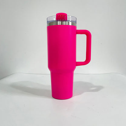 20Pack USA Warehouse 💖H2.0 40oz Hot Pink Quencher Tumblers with Sliver Underneath for Laser Engraving