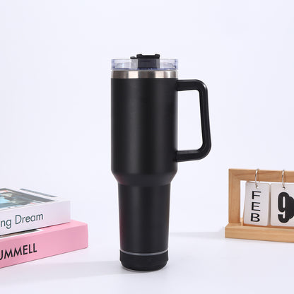 40oz Bluetooth Speaker Tumblers Powder Coated Music Water Bottles for Laser Engrvaing 25Pack China Warehouse