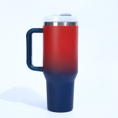 H2.0 40oz Ombre Color Powder Coated Stainless Steel Tumblers for Laser Engraving 20Pack China Warehouse