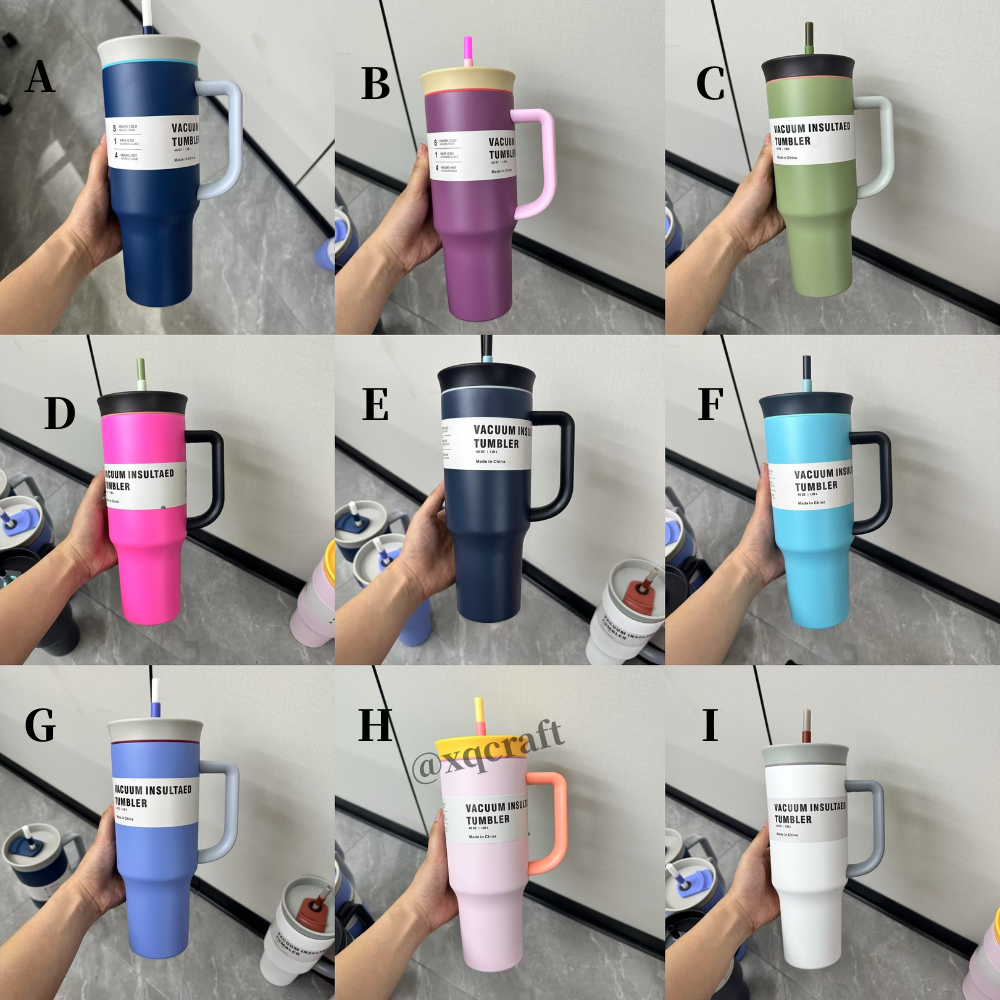 40oz Owala Style Vacuum Insulated Tumblers with Handle for Laser Engraving 20Pack China Warehouse