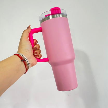 20Pack USA Warehouse 💖H2.0 40oz Hot Pink Quencher Tumblers with Sliver Underneath for Laser Engraving