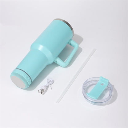 40oz Bluetooth Speaker Tumblers Powder Coated Music Water Bottles for Laser Engrvaing 25Pack China Warehouse
