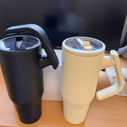 30oz 40oz Powder Coated Rotatable Handle Tumblers for Laser Engraved 20 Pack China Warehouse