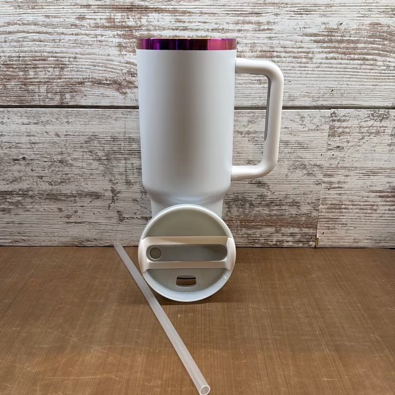 40oz 💜 Purple Plated Power Coated Quencher Tumblers for Laser Engraving 20Pack USA Warehouse
