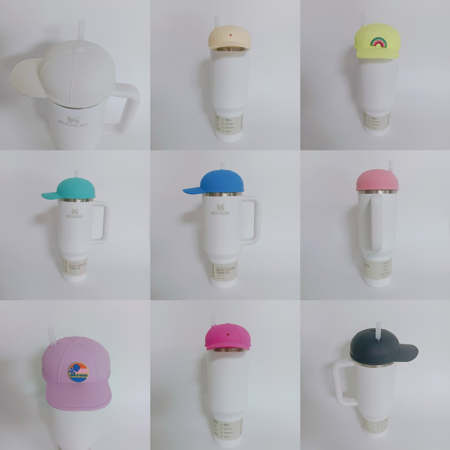 Stanley Dustproof Lids for 40oz Tumbler Cute Silicone Flower Hat Cover 20 Pack China Warehouse by Air