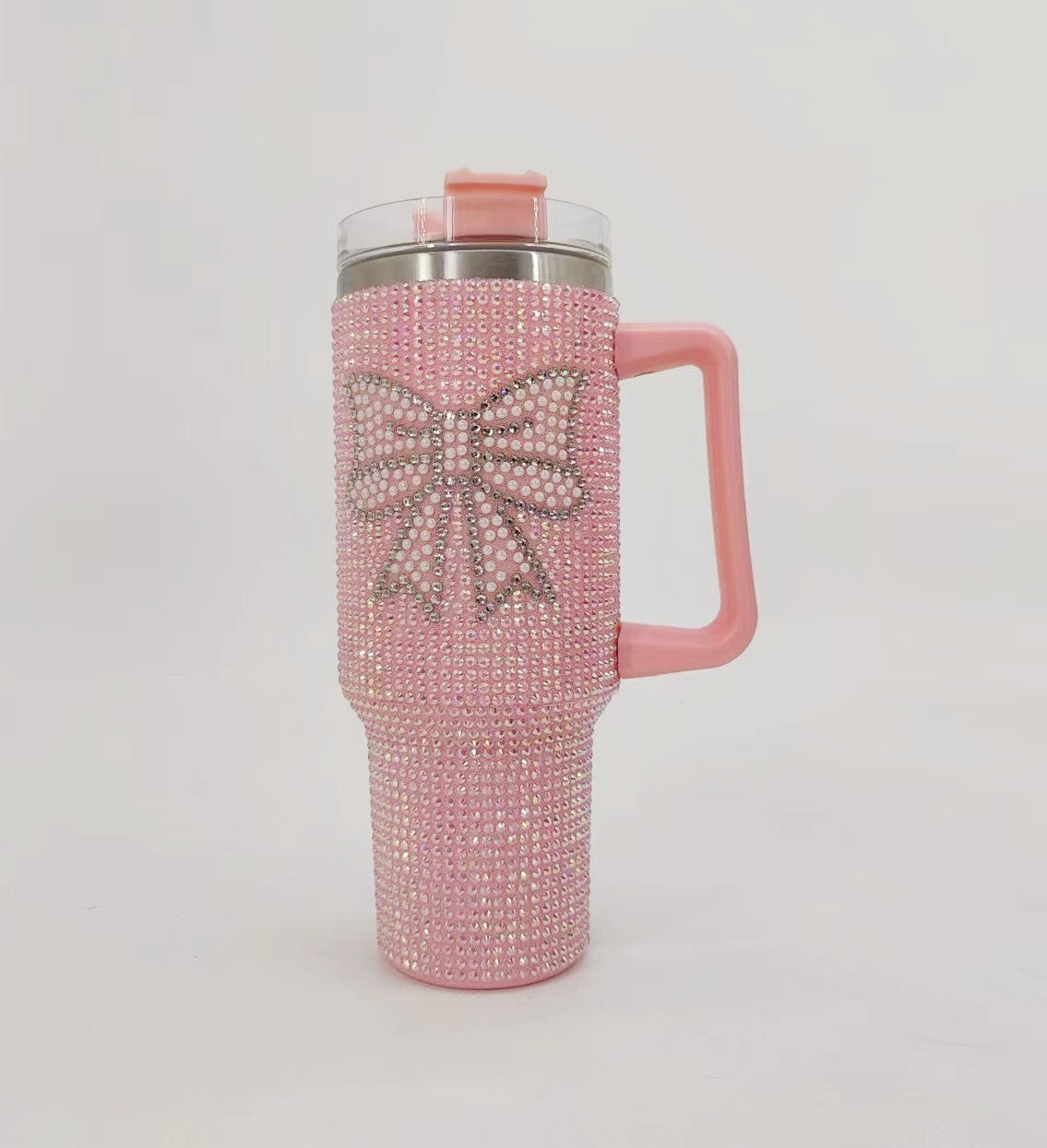 Best Gifts Valentine's Day 40oz Rhinestone Heart&Bow Printed Bling Tumblers 20Pack China Warehouse
