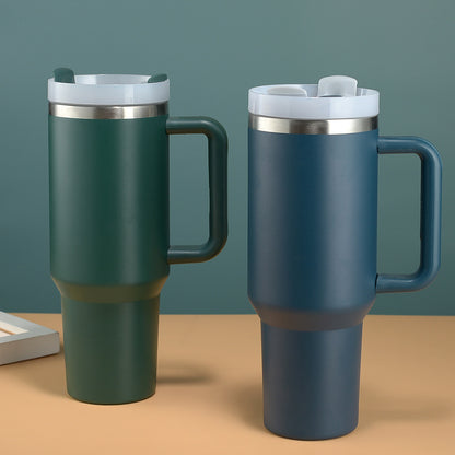 H2.0 40oz Powder Coated Dark Green&Navy Color Tumblers  for Laser Engraving 20Pack China Warehouse