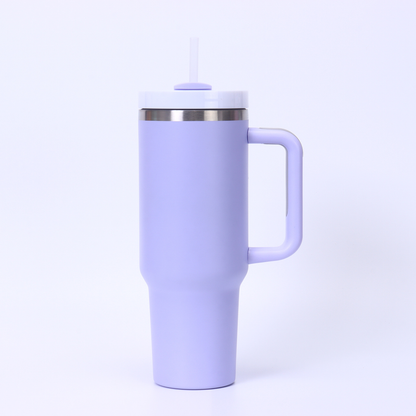 40oz Matt Macaron Color Blank Sublimation Travel Mugs Tumblers 25 Pack USA Warehouse