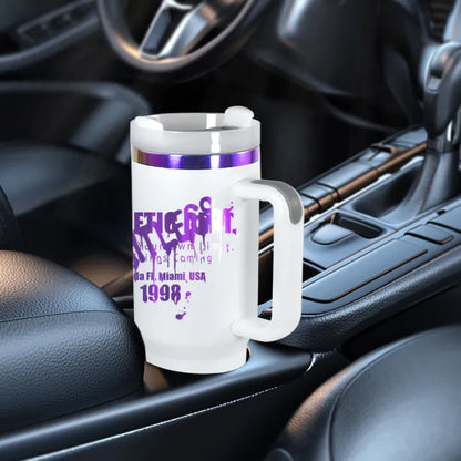 12Pack USA Warehouse 💜40oz Purple Plated Power Coated Quencher Tumblers for Laser Engraving