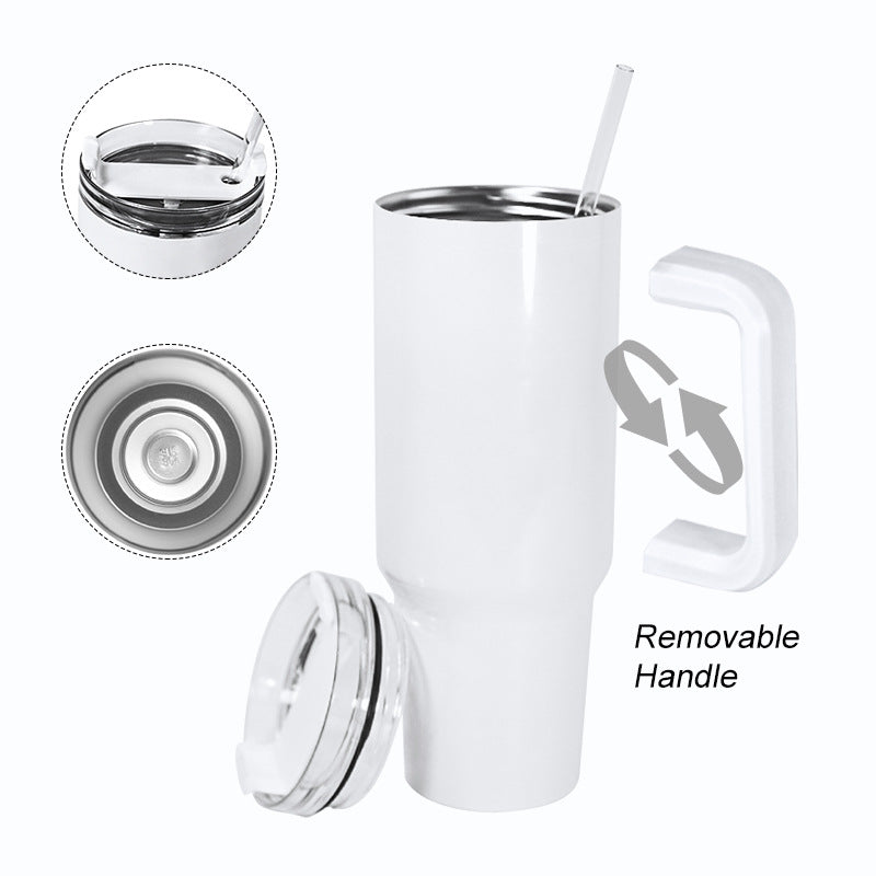 H1.0 40oz Blank Sublimation Seamless Tumblers for Heat Press 20Pack USA Warehouse