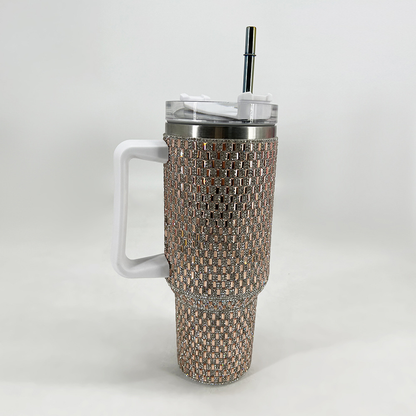 12 inch Stianless Steel Rainbow Color Straw and Cleaning Brush Set for 40oz Tumblers 50Pack China by Air✈️