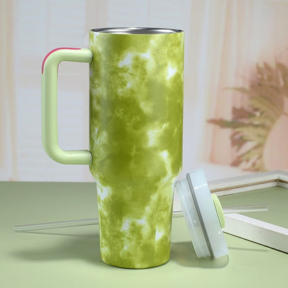 H2.0 40oz Tie Die Double Wall Stainelss Steel Quencher Seamless Tumblers 20Pack China Warehouse