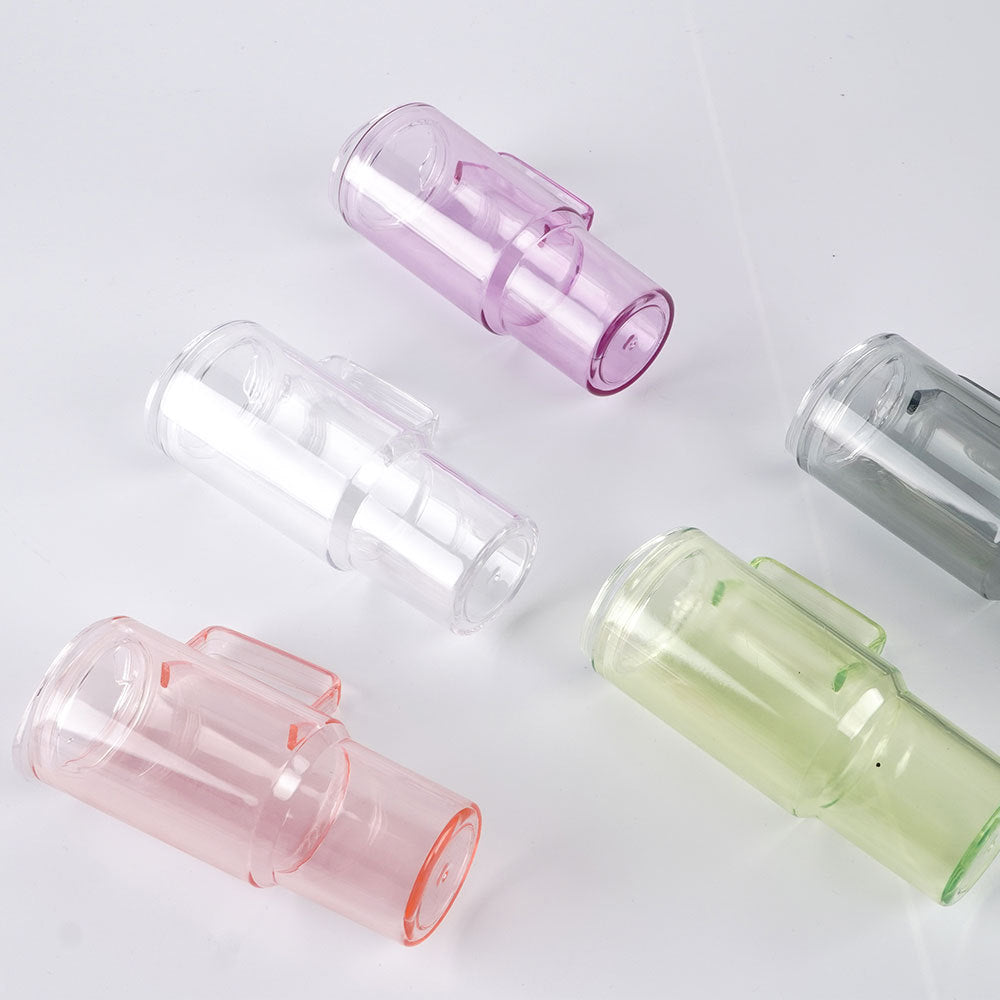 5oz Cute Mini Plastic Cups With Handle Acrylic Mugs for UV DTF Wraps 50Pack China Warehouse
