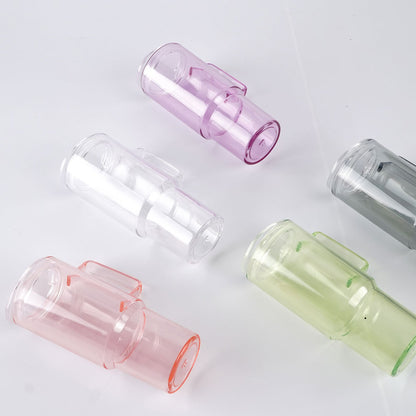 5oz Cute Mini Plastic Cups With Handle Acrylic Mugs for UV DTF Wraps 50Pack China Warehouse