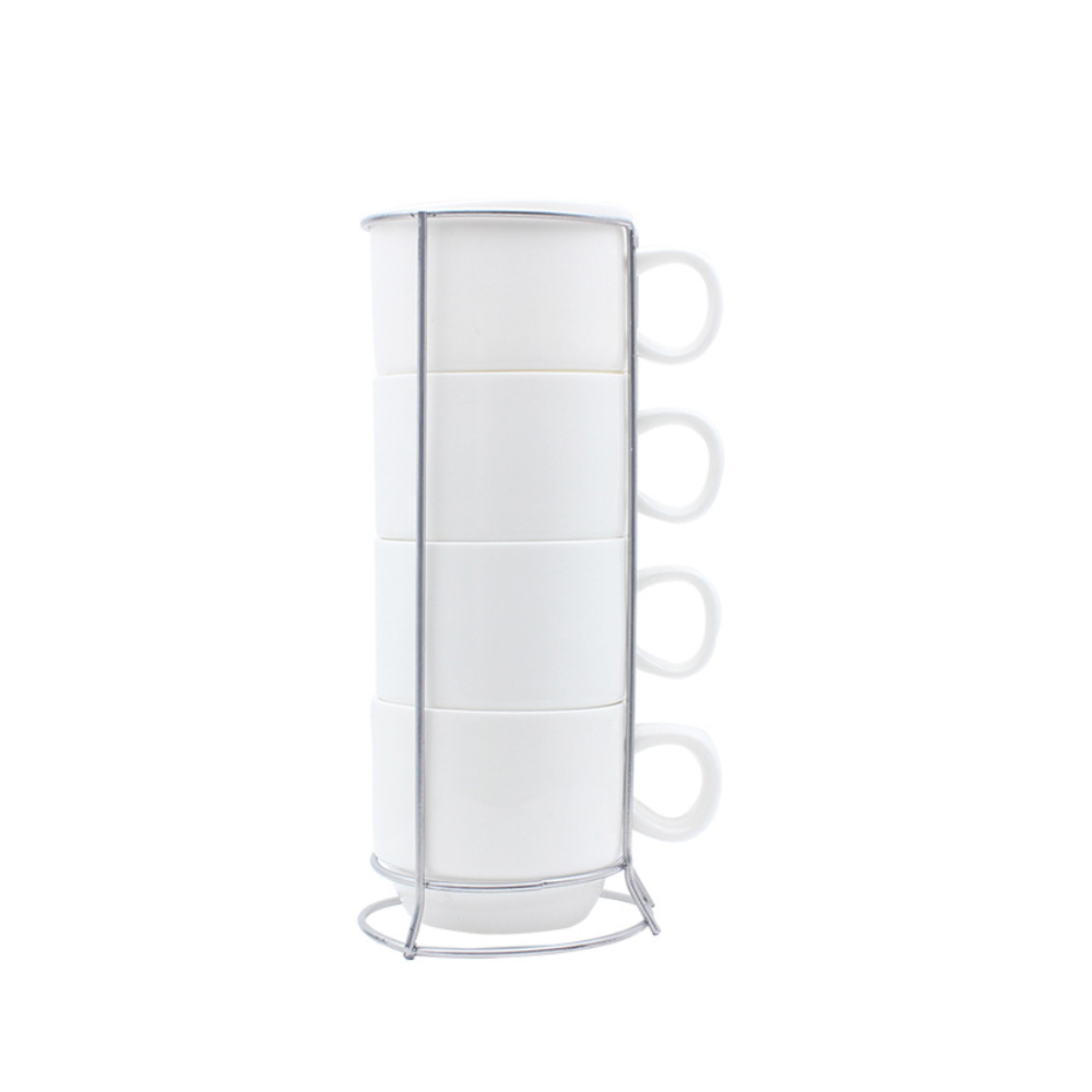 6oz Sublimation White Color Ceramic Coffee Mugs 12 Sets 48 Pack USA Warehouse
