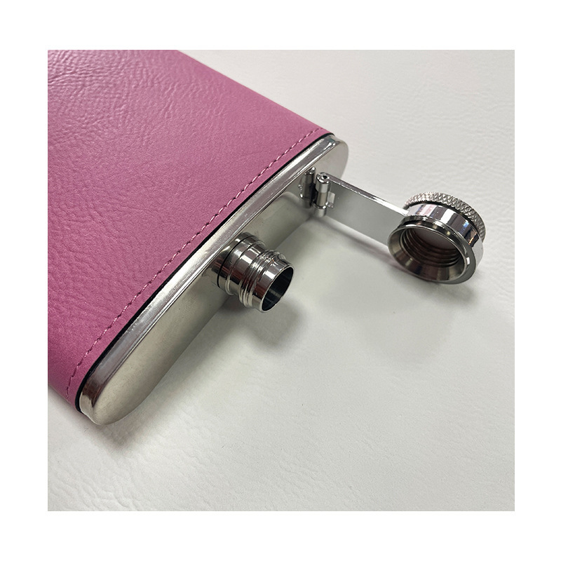6oz 7oz 8oz Stainless Steel Wine Flask Veneer Suitable For Laser Engraving 50Pack China Warehouse