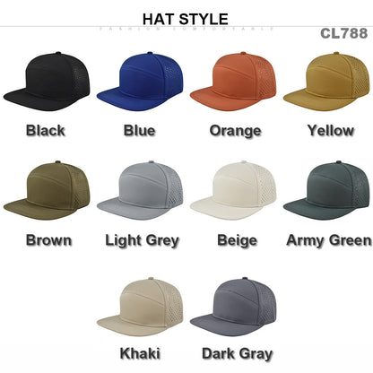 Adults Performance Waterproof Hats Men Women 7 Panel Water Repellent Hat 100 Pack China Warehouse
