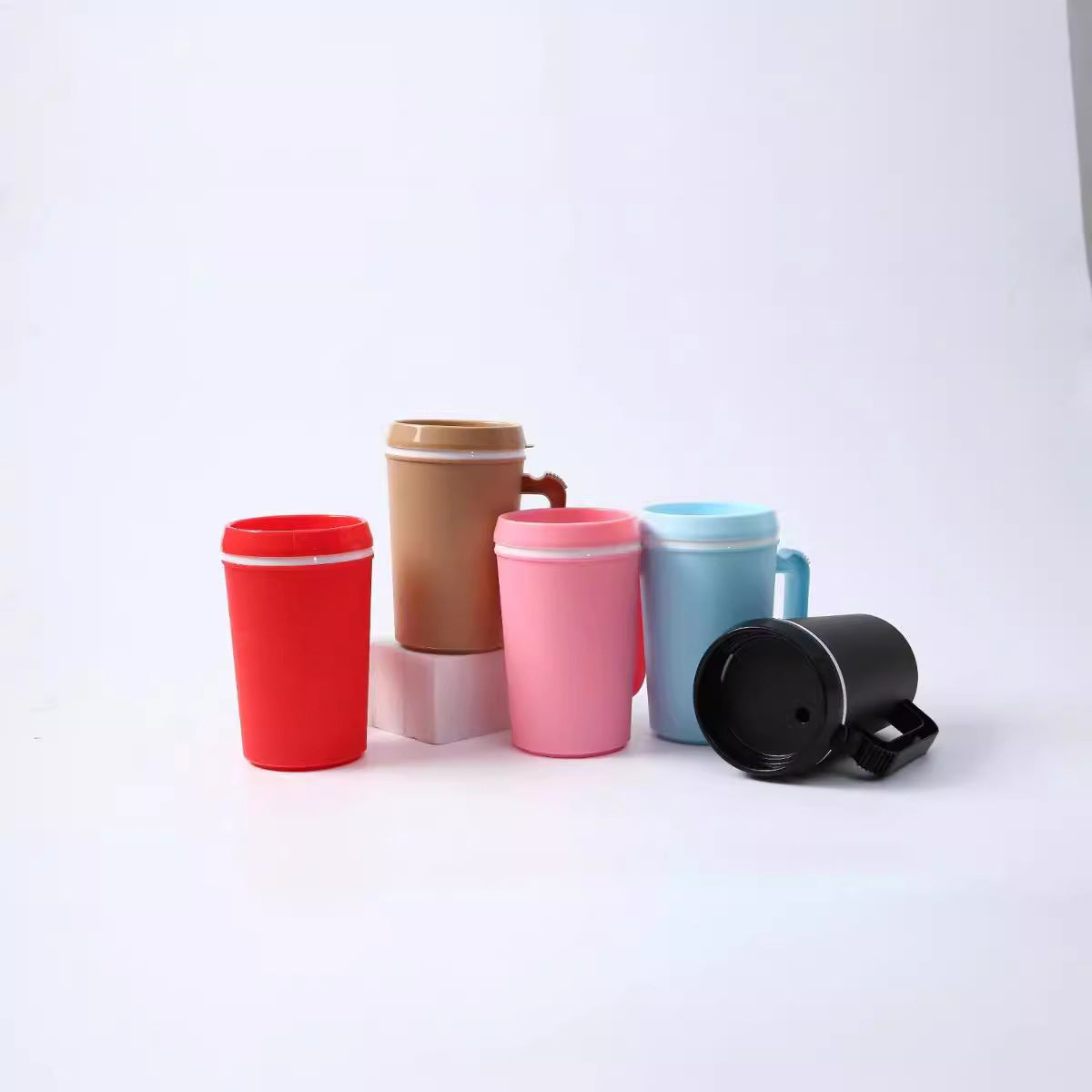 BPA Free 34oz Plastic Mugs for UV DTF Wraps Color Cute Style Travel Cups 24 Pack China Warehouse