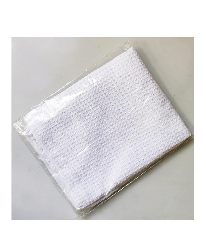 16*24 Inches Polyester Blank Double Side Sublimation Waffle Towels 50Pack USA Warehouse