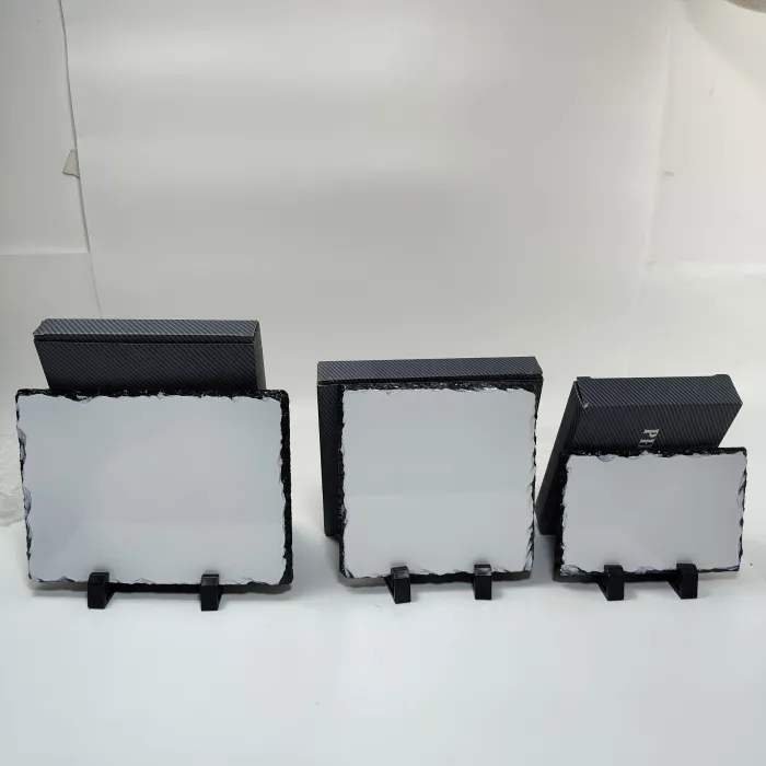 6*8 inch Blank Sublimation Rock Slate Photo Slates Square Heart Rectangle Shape 20pack USA Warehouse