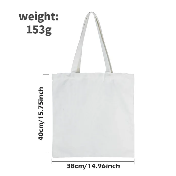 Blank Sublimation White Canvas Bags 15*16 Inches&15*18.5 Inches 25Pack USA Warehouse