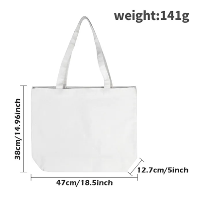 Blank Sublimation White Canvas Bags 15*16 Inches&15*18.5 Inches 25Pack USA Warehouse