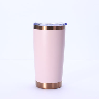 20oz Copper Underneath Powder Coated Car Tumblers for Laser Engraved 25 Pack China Warehouse