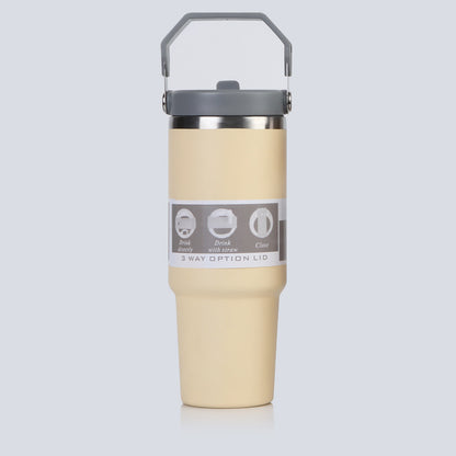 30oz Powder Coated Flip Straw Water Bottles for Laser Engraved with Three Style Lids 25 Pack China Warehouse