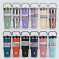30oz Powder Coated Flip Straw Water Bottles for Laser Engraved with Three Style Lids 25 Pack China Warehouse